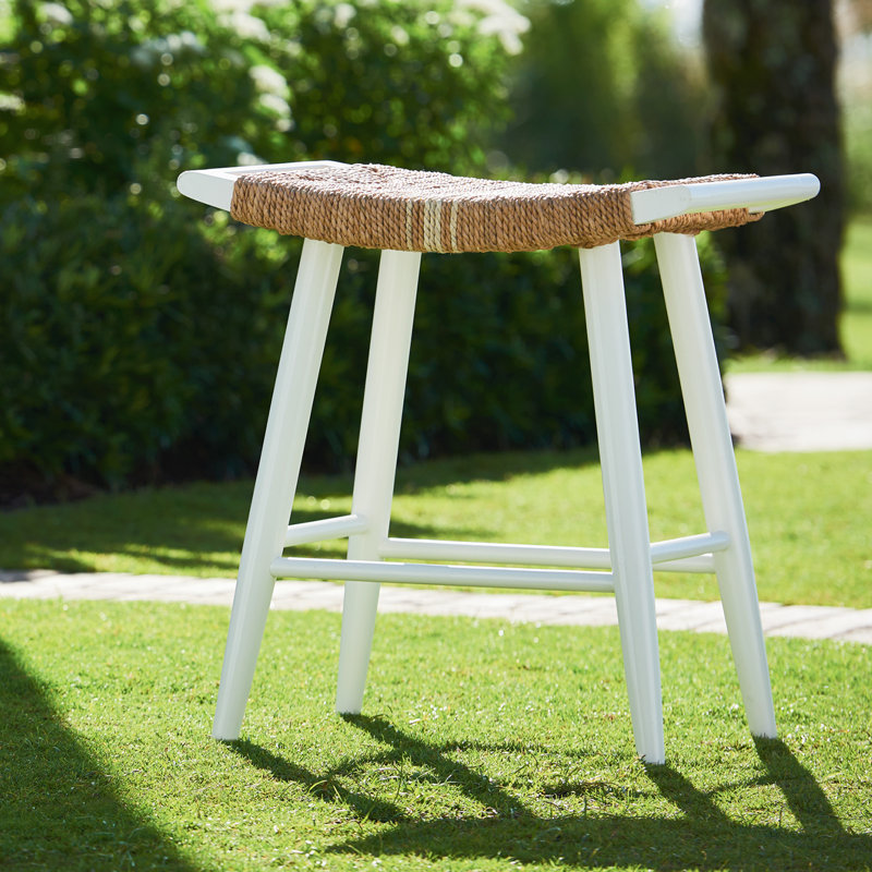 Mcgann Wicker/Rattan Backless 25'' Bar & Counter Stool Birch Lane